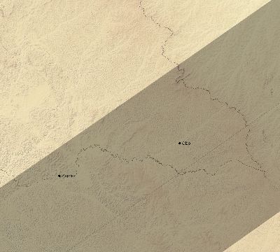Map of the eclipse path across Central African Republic on 06/10/2765