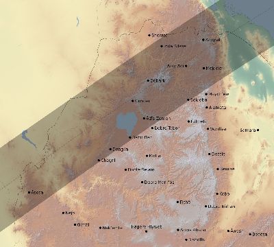 Map of the eclipse path across Ethiopia on 06/10/2765