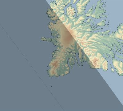 Map of the eclipse path across French Southern and Antarctic Lands on 11/24/2766