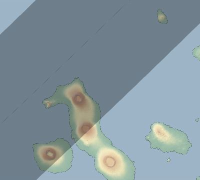 Map of the eclipse path across Ecuador on 03/30/2769