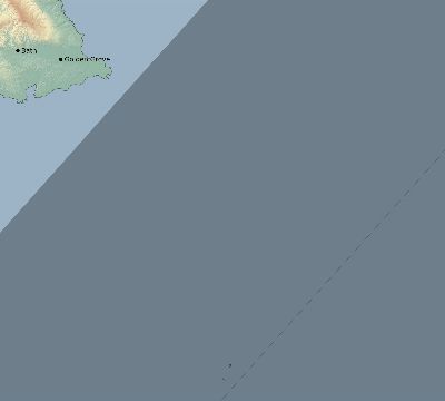 Map of the eclipse path across Jamaica on 03/30/2769