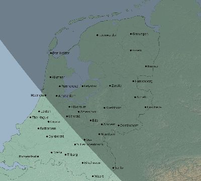 Map of the eclipse path across Netherlands on 08/03/2771