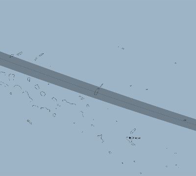 Map of the eclipse path across French Polynesia on 01/15/2773
