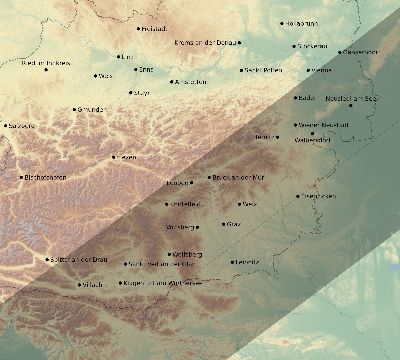 Map of the eclipse path across Austria on 05/21/2775