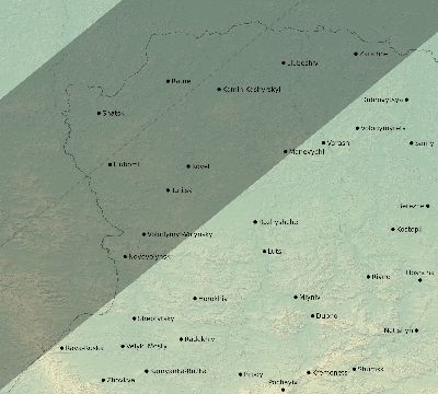 Map of the eclipse path across Ukraine on 05/21/2775