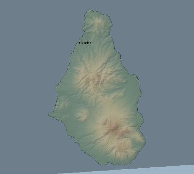 Map of the eclipse path across Montserrat on 05/10/2776