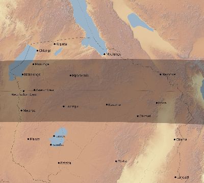 Map of the eclipse path across Zambia on 09/02/2779