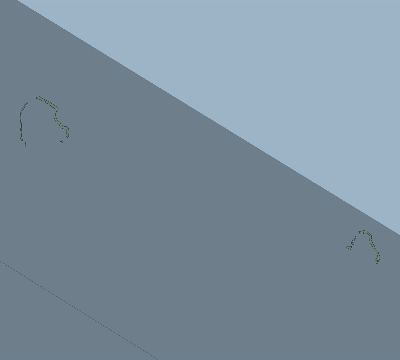 Map of the eclipse path across French Polynesia on 12/16/2783