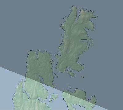 Map of the eclipse path across United Kingdom on 06/10/2784