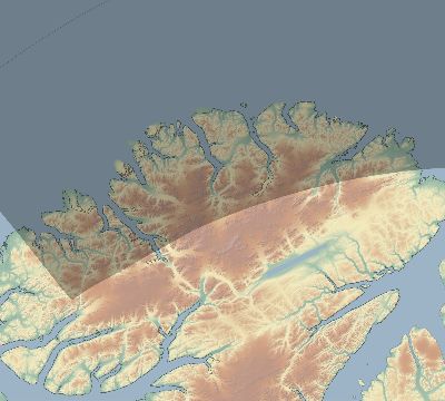 Map of the eclipse path across Canada on 03/29/2788