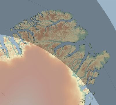Map of the eclipse path across Greenland on 03/29/2788