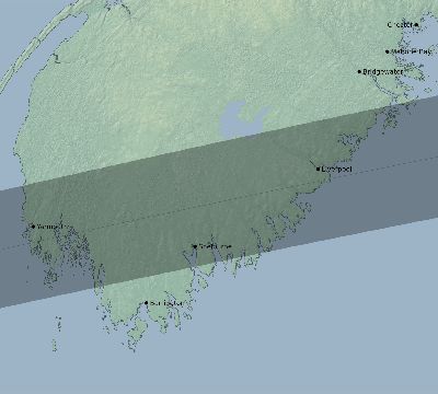 Map of the eclipse path across Canada on 08/03/2790