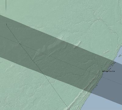 Map of the eclipse path across Somalia on 08/03/2790