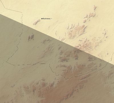 Map of the eclipse path across Chad on 11/14/2794