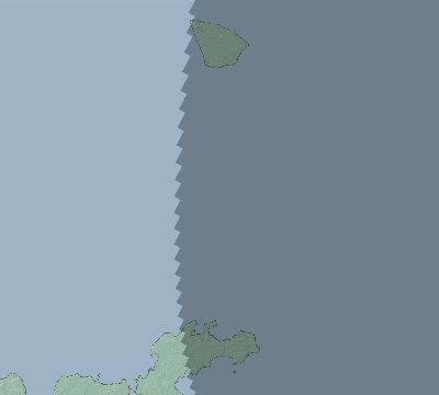 Map of the eclipse path across Sweden on 11/03/2795