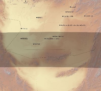 Map of the eclipse path across Afghanistan on 09/02/2798