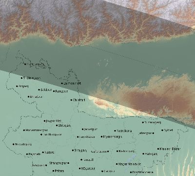 Map of the eclipse path across Bangladesh on 09/02/2798