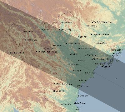 Map of the eclipse path across Vietnam on 09/02/2798