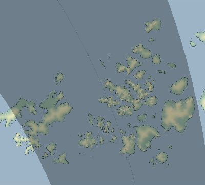 Map of the eclipse path across Russia on 08/23/2799