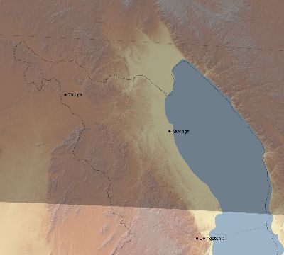 Map of the eclipse path across Malawi on 05/01/2804