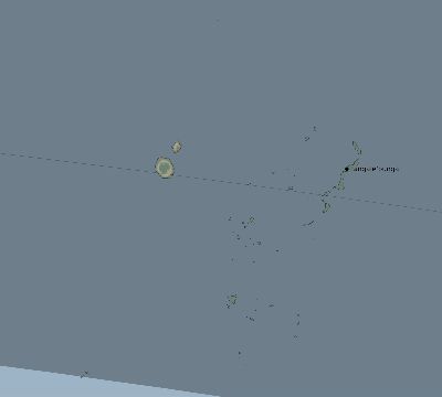 Map of the eclipse path across Tonga on 10/03/2806