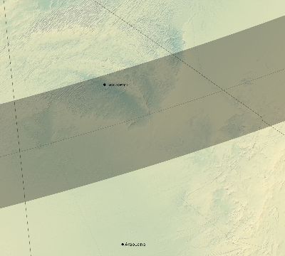 Map of the eclipse path across Mali on 04/01/2815