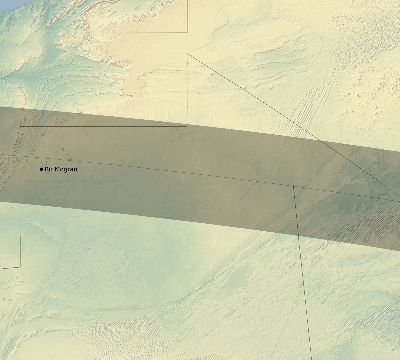 Map of the eclipse path across Mauritania on 09/13/2816