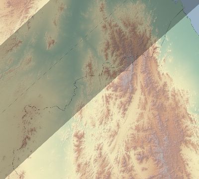 Map of the eclipse path across Eritrea on 05/02/2823