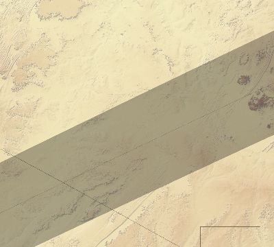 Map of the eclipse path across Libya on 06/12/2830