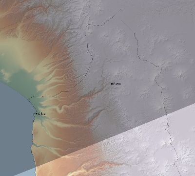 Map of the eclipse path across Chile on 12/06/2830