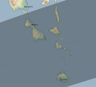 Map of the eclipse path across Vanuatu on 06/01/2831