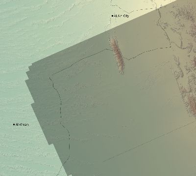 Map of the eclipse path across United Arab Emirates on 07/12/2838