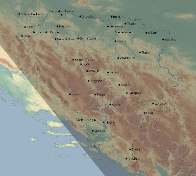 Map of the eclipse path across Bosnia and Herzegovina on 11/15/2840