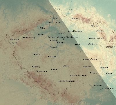 Map of the eclipse path across Czechia on 11/15/2840