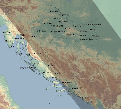 Map of the eclipse path across Croatia on 11/15/2840