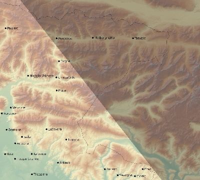 Map of the eclipse path across Italy on 11/15/2840