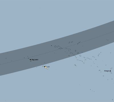 Map of the eclipse path across French Polynesia on 04/10/2852