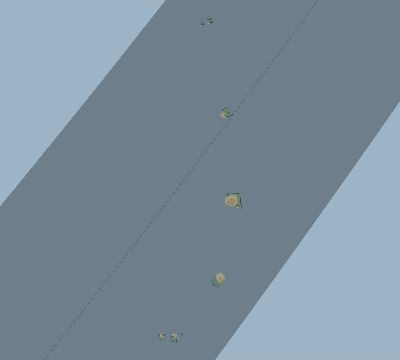 Map of the eclipse path across South Georgia on 03/21/2862