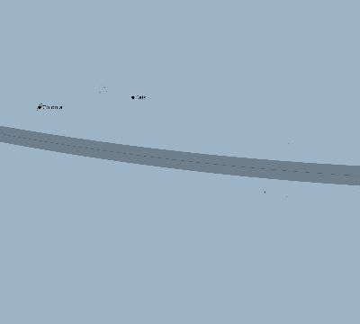 Map of the eclipse path across Micronesia on 09/15/2862