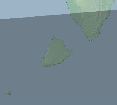 Map of the eclipse path across Dominican Republic on 02/28/2864