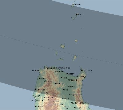 Map of the eclipse path across Philippines on 12/17/2867