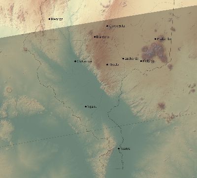 Map of the eclipse path across Malawi on 08/14/2873