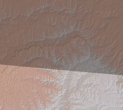 Map of the eclipse path across Lesotho on 01/07/2885