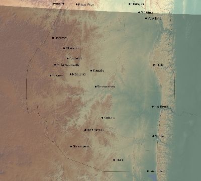 Map of the eclipse path across Eswatini (Swaziland) on 01/07/2885