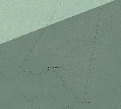 Map of the eclipse path across Colombia on 07/03/2885