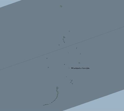Map of the eclipse path across Mauritius on 02/19/2892
