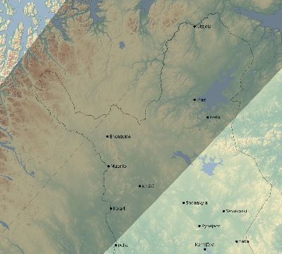 Map of the eclipse path across Finland on 08/03/2893