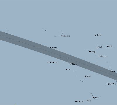 Map of the eclipse path across Marshall Islands on 06/14/2895