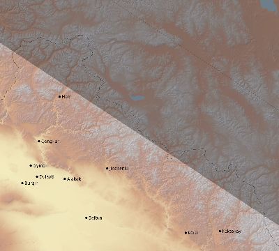 Map of the eclipse path across China on 06/02/2896
