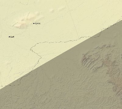Map of the eclipse path across Chad on 01/19/2903